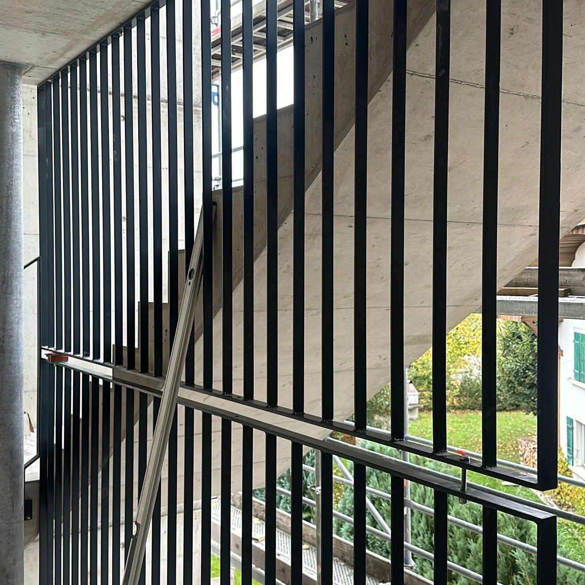 Garde corps cage d'escaliers